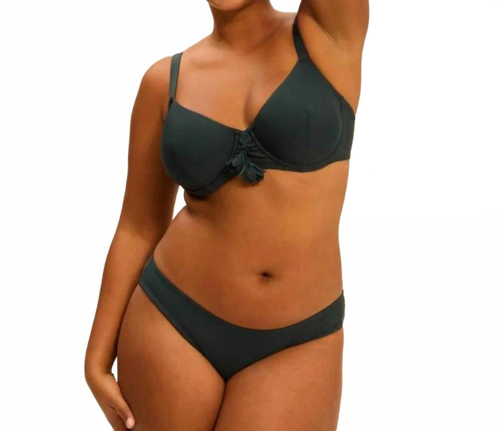NEW SIMONE PERELE miracle underwire bikini top in green